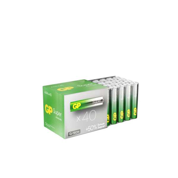 Батарейка алкалиновая GP Super Alkaline G-Tech 24А ААA от магазина РЭССИ