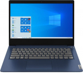 Ноутбук Lenovo IdeaPad 3 14ADA05 Ryzen 5 3500U 8Gb SSD512Gb AMD Radeon Vega 8 14" TN FHD (1920x1080) Windows 11 Home blue WiFi BT Cam (81W000VKRU) от магазина РЭССИ