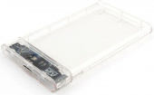 Внешний корпус для HDD/SSD AgeStar 3UB2P4C SATA III USB3.0 пластик прозрачный 2.5" от магазина РЭССИ