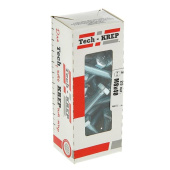 Болт DIN 933 с шестигранной головкой оцинкованный М8х40 25шт - коробка Tech-Krep 105210 от магазина РЭССИ