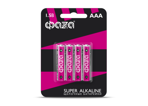 Элемент питания LR03 (AAA) Super Alkaline блистер, 4 шт. от магазина РЭССИ