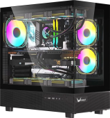 Корпус Formula Crystal Z8 черный без БП ATX 9x120mm 7x140mm 1xUSB2.0 1xUSB3.0 1xUSB3.1 audio bott PSU от магазина РЭССИ
