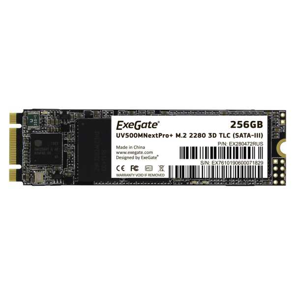 Накопитель SSD M.2 2280 256GB NextPro+ UV500TS256 (SATA-III) от магазина РЭССИ