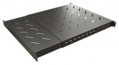 Полка стационарная Hyperline TSD3M-1U-650/1100-RAL9005 1U нагр.:150кг. 19" 1100мм черный (упак.:1шт) от магазина РЭССИ