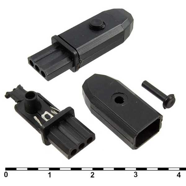 Трех контактный разъем питания от магазина РЭССИ