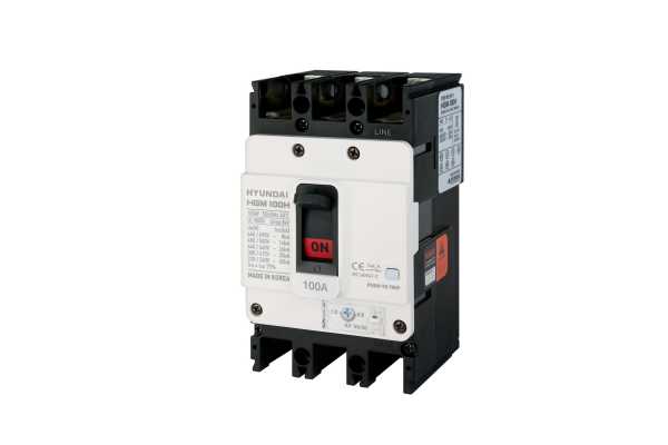 Автоматический выключатель в литом корпусе типа HGM, типоразмера 100AF, арт.HGM100H3PT4S0000C00032F (32А, 26кА, 3 полюса, регулируемый термомагнитный расцепитель, переднее подключение) от магазина РЭССИ