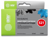 Картридж струйный Cactus CS-CLI521C голубой (8.4мл) для Canon MP540/MP550/MP620/MP630/MP640/MP660 от магазина РЭССИ