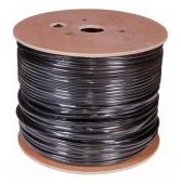 Кабель сетевой Buro UTP 4 пары cat5E solid 0.50мм CCA 305м черный outdoor от магазина РЭССИ