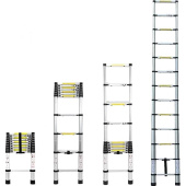 Лестница стальная телескопическая Алюмет 1х13 ступеней. Серия ST 3.8 от магазина РЭССИ