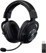 Наушники с микрофоном Logitech G Pro X черный 2м мониторные Radio оголовье (910-000909) от магазина РЭССИ