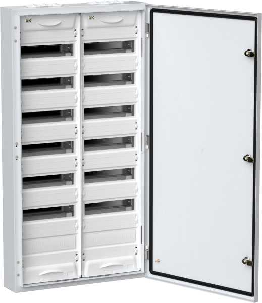 TITAN 5 Корпус металлический ЩРн-168 (2х84) 1085х570х140мм IP54 белый (одна дверь) от магазина РЭССИ