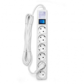 Ф-удлинитель, PC 5м 6р, бел. 16А, SPG(5+1)-16B-5М от магазина РЭССИ