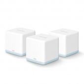 Бесшовный Mesh роутер Mercusys Halo H30(3-pack) AC1200 10/100/1000BASE-TX компл.:устройство/крепления/адаптер белый (упак.:2шт) от магазина РЭССИ