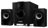 Колонки Sven MS-107 2.1 черный 10Вт от магазина РЭССИ