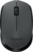 Мышь Logitech M170 черный/темно-серый оптическая (1000dpi) беспроводная USB для ноутбука (2but) от магазина РЭССИ