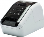 Термопринтер Brother QL-810W (для печ.накл.) стационарный серебристый/черный от магазина РЭССИ
