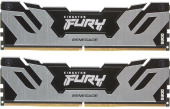 Память DDR5 2x64GB 6400MHz Kingston KF564C32RSK2-64 Fury Renegade Silver XMP RTL Gaming PC5-51200 CL32 DIMM 288-pin 1.4В kit dual rank с радиатором Ret от магазина РЭССИ