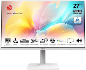 Монитор MSI 27" Modern MD272QXPW белый IPS LED 1ms 16:9 HDMI M/M матовая HAS Piv 400cd 178гр/178гр 2560x1440 100Hz DP Quad 2K (1440p) USB 5.85кг от магазина РЭССИ