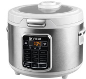 Мультиварка Vitek VT-4281 W 4л 800Вт серебристый/белый от магазина РЭССИ