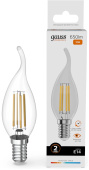 Лампа филам. Gauss Filament 10Вт цок.:E14 свеча св.свеч.бел.теп. (упак.:10шт) (42110) от магазина РЭССИ