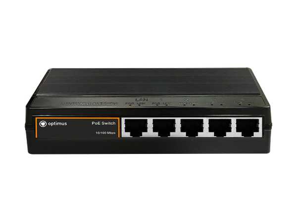 Коммутатор неуправляемый промышленный 4x100Мбит/с (RJ45 с PoE+), 1x100Мбит/с (RJ45) 65Вт от магазина РЭССИ