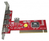 Контроллер PCI VIA6212 (4+1) 5xUSB2.0 Bulk от магазина РЭССИ