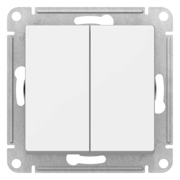 ATLASDESIGN 2-клавишный переключатель, перекрестный, 2 x сх. 7, 10АХ, механизм, ЛОТОС от магазина РЭССИ