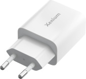 Сетевое зар./устр. Xenium X302 30W 3A+2A USB/USB Type-C универсальное белый (CCX3020W/00) от магазина РЭССИ