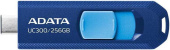 Флеш Диск A-Data 256GB Type-C UC300 ACHO-UC300-256G-RNB/BU USB3.2 синий/голубой от магазина РЭССИ