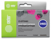 Картридж струйный Cactus CS-EPT0483 T0483 пурпурный (14.4мл) для Epson Stylus Photo R200/R220/R300/R320/R340/RX500/RX600/RX620/RX640 от магазина РЭССИ