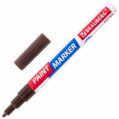 Лаковый маркер-краска BRAUBERG EXTRA paint marker 2 мм коричневый улучшенная нитро-основа 151975 от магазина РЭССИ