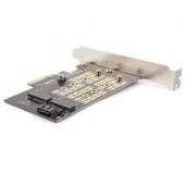 Адаптер AgeStar AS-MC02  PCI-E для M.2 SATA SSD+M.2 NVME SSD Card от магазина РЭССИ