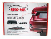 Парковочный Радар Sho-Me Y-2622N04 4 датчика 22мм черный от магазина РЭССИ