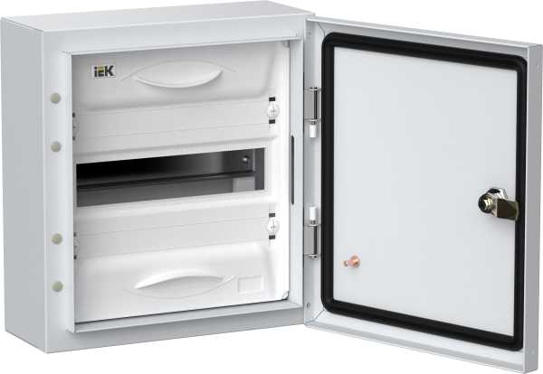 TITAN 5 Корпус металлический ЩРн-12 (1х12) 335х310х140мм IP54 белый (одна дверь) от магазина РЭССИ