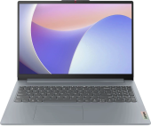 Ноутбук Lenovo IdeaPad Slim 3 15IRU8 Core i5 1335U 8Gb SSD512Gb Intel Iris Xe graphics 15.6" IPS FHD (1920x1080) noOS grey WiFi BT Cam (82X7003NRK) от магазина РЭССИ