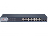 Коммутатор Hikvision DS-3E1526P-SI 24x1Гбит/с 2SFP 24PoE+ 370W управляемый от магазина РЭССИ