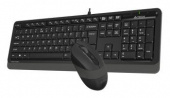 Клавиатура + мышь A4Tech Fstyler F1010 клав:черный/серый мышь:черный/серый USB Multimedia (F1010 GREY) от магазина РЭССИ