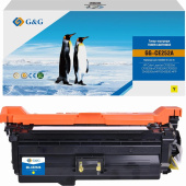 Картридж лазерный G&G GG-CE252A CE252A желтый (7000стр.) для HP CLJ CP3525n/CP3525dn/CP3525X/CP3520/CM3530fs MFP/CM3530 MFP от магазина РЭССИ