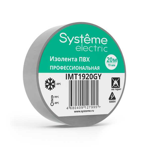 ИЗОЛЕНТА ПВХ MultiSet 19мм Х 20м СЕРАЯ от магазина РЭССИ