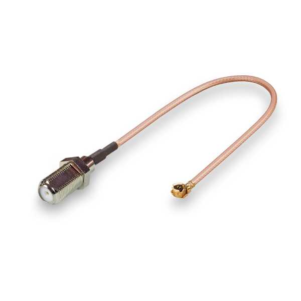 Пигтейл (кабельная сборка) U.Fl - F(female), кабель RG-178, длина 250мм от магазина РЭССИ
