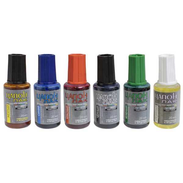 Набор цапон лаков 6шт 20 мл с кист. от магазина РЭССИ
