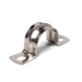 Металлическая двухлапковая скоба FORTISFLEX СМД INOX 21-22 мм 80136 от магазина РЭССИ