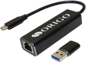 Разветвитель USB-C Origo OU400N черный (OU400N/B1) от магазина РЭССИ