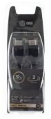 Кабель аудио-видео Cactus CS-HDMI.2-2 HDMI (m)/HDMI (m) 2м. Позолоченные контакты черный от магазина РЭССИ