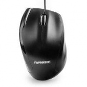 Мышь Гарнизон GM-220XL USB черный 2 метра1000 DPI 2кн.+колесо-кнопка кабель 2м от магазина РЭССИ