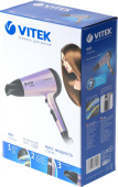 Фен Vitek VT-8224 2100Вт фиолетовый/черный (8224-VT-01_MC) от магазина РЭССИ