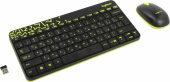 Клавиатура + мышь Logitech MK240 клав:черный/желтый мышь:черный/желтый USB беспроводная slim Multimedia (920-008213) от магазина РЭССИ