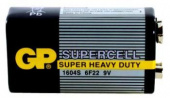 Батарея GP Supercell 1604S 6F22 9V (1шт) от магазина РЭССИ