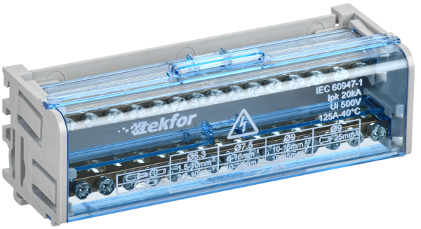 TEKFOR Шины на DIN-рейку (кросс-модуль) ШНК 2х15 L+PEN IEK от магазина РЭССИ