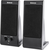 Колонки Defender SPK-170 2.0 черный 4Вт портативные от магазина РЭССИ